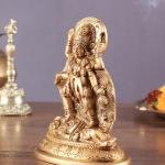 Pure Brass Goddess Kali Ma Idol | 5" Antique Polish Art | 710g Sacred Masterpiece | Divine Mother Grace | Jaipurio